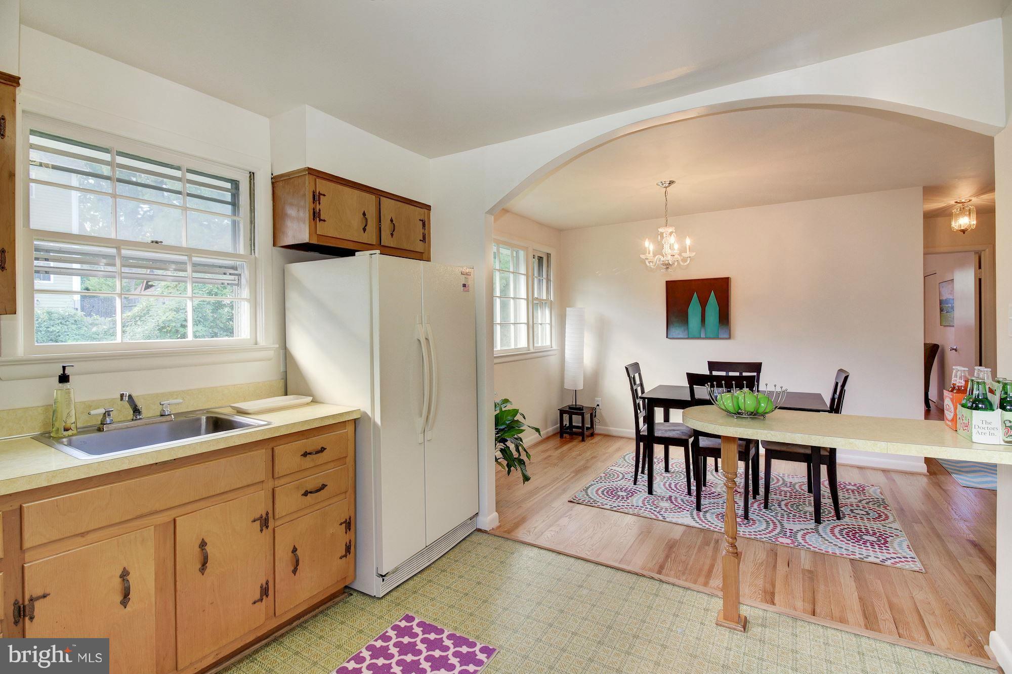 3704 Nimitz Road Kensington, MD 20895 - Photo 10 of 23 Kitchen into Dining Room
