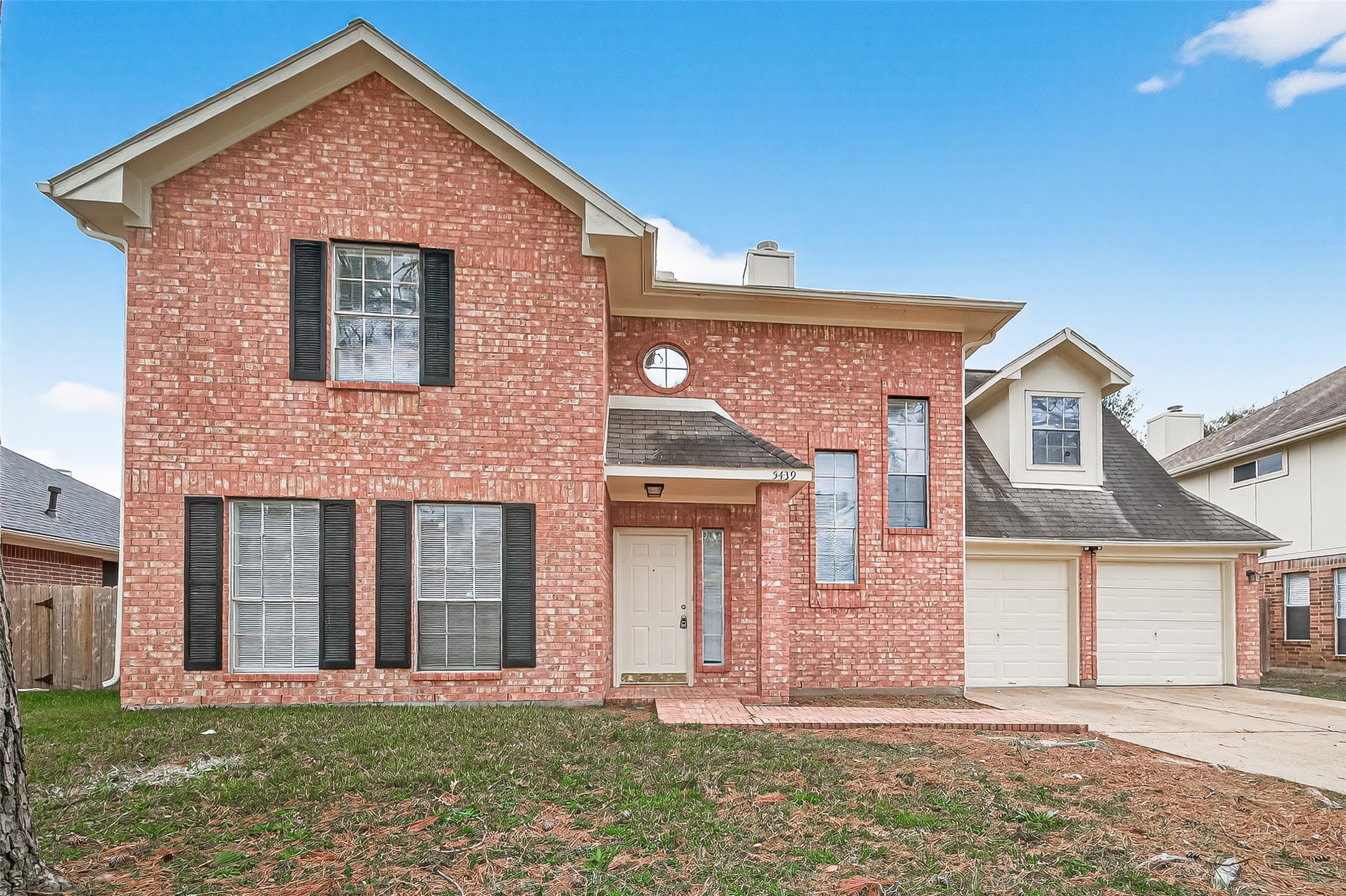 5439 Baslow Drive Katy, TX 77449 - Photo 2 of 31 front view of a house with a yard