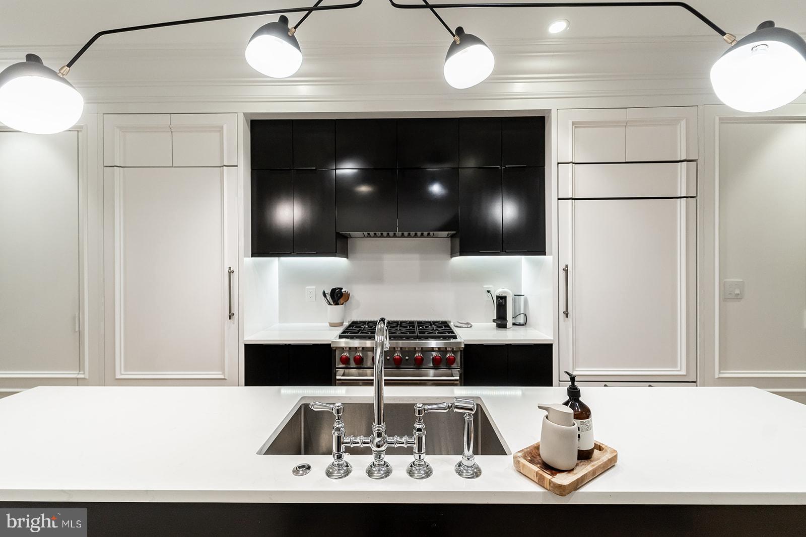 1309 R Street Northwest, Unit 1 Washington, DC 20009 - Photo 7 of 56 Highend kitchen with built-in Subzero Refrigerator