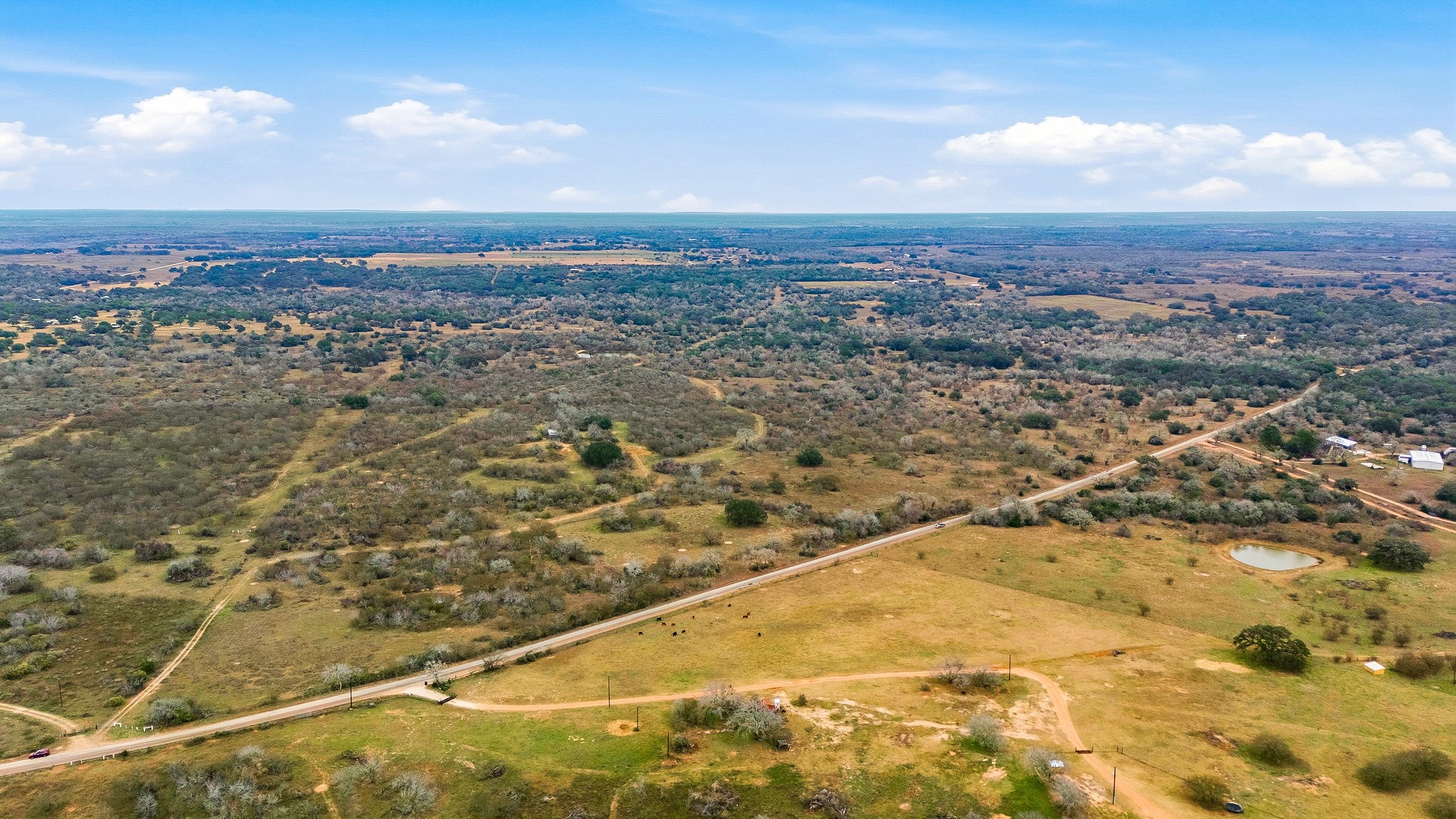 Tbd Tbd Mission Valley Road Cuero, TX 77954 - Photo 13 of 15 an aerial view of residential houses with yard