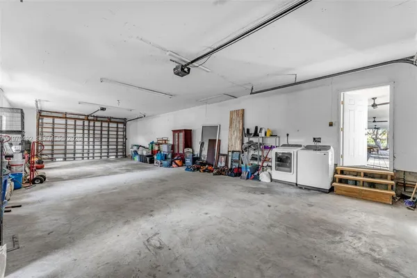 a view of backyard with green space