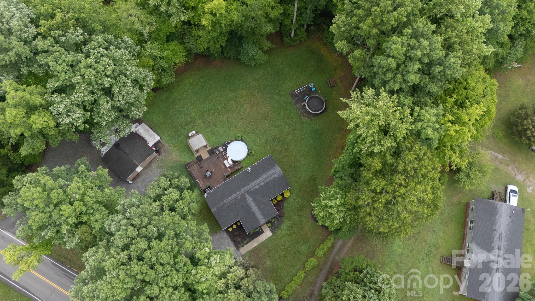 652 Sutton Spring Road York, SC 29745 - Photo 26 of 28 an aerial view of a house with a yard