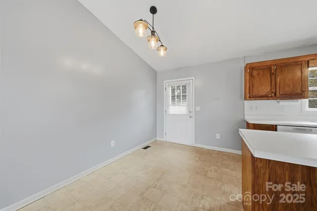 a view of a room with a sink