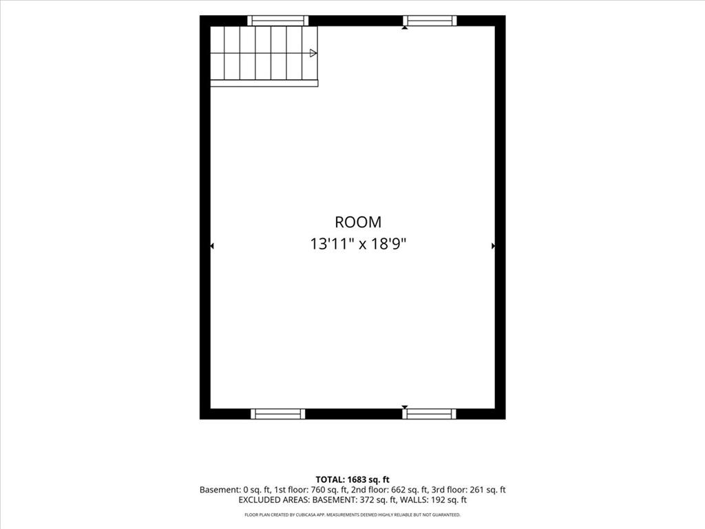 110 Messinger Street Bangor, PA 18013 - Photo 39 of 39 A clear floor plan illustrates the spacious layout of this well-proportioned room.
