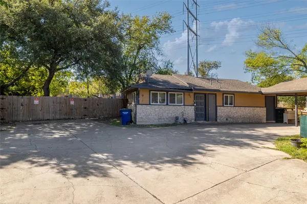 a view of a house with a patio