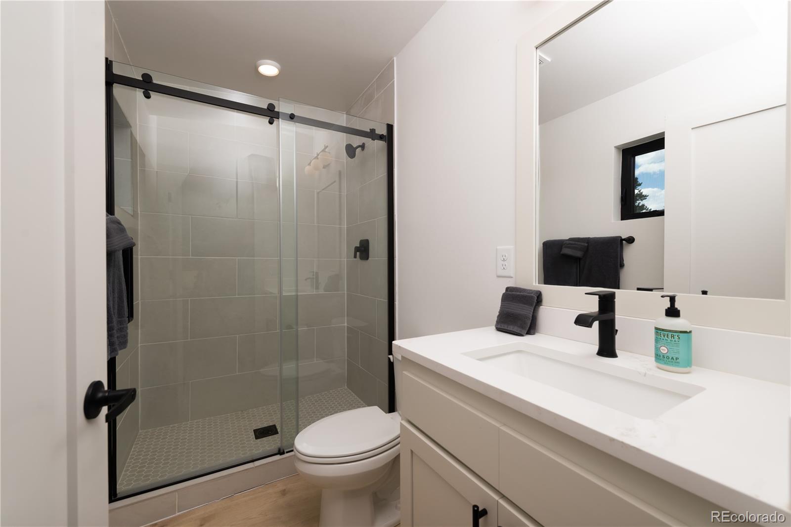 853 Ferret Lane Fraser, CO 80442 - Photo 23 of 32 a bathroom with a sink toilet and shower
