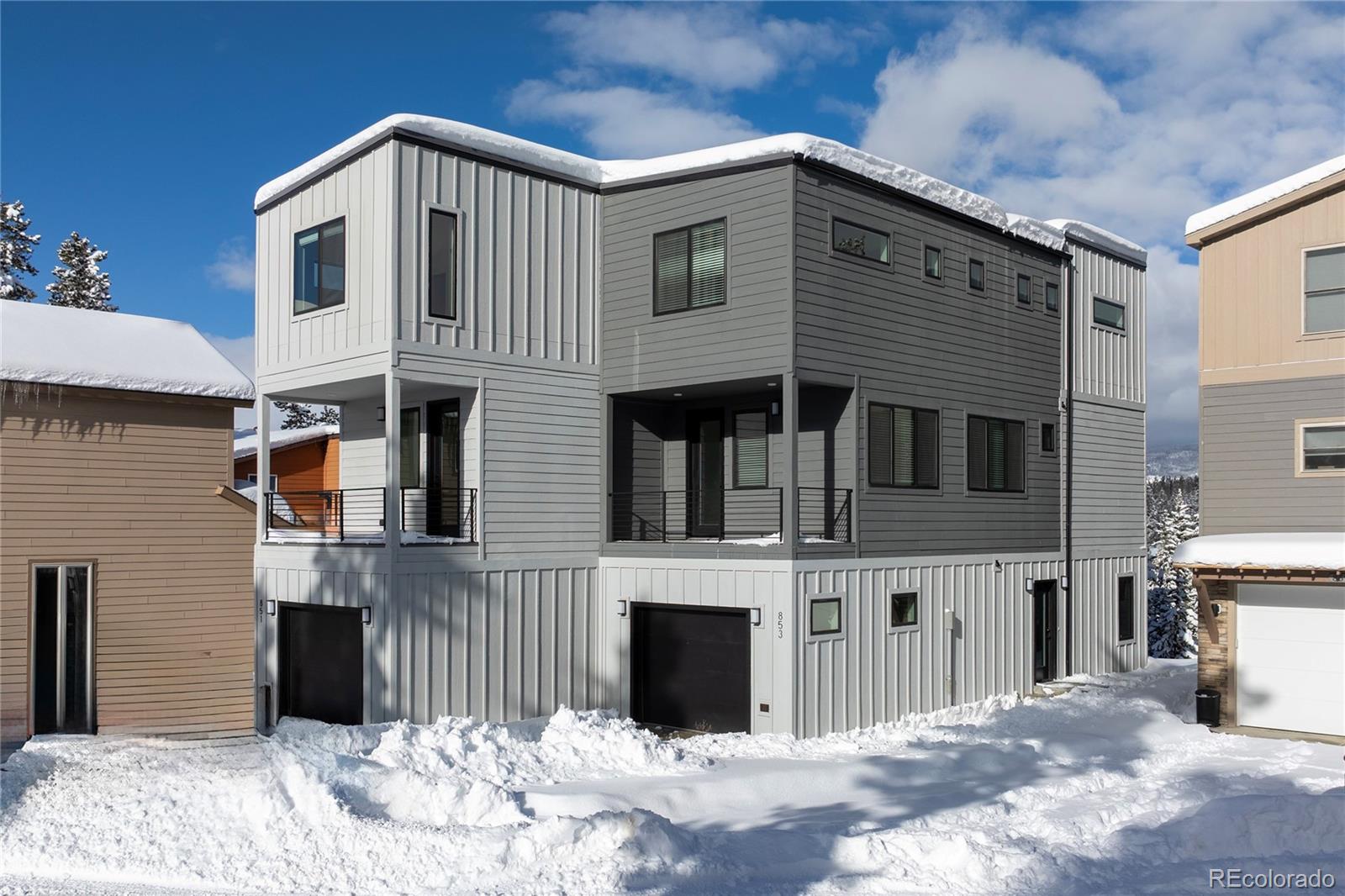 853 Ferret Lane Fraser, CO 80442 - Photo 30 of 32 a front view of a house with a yard