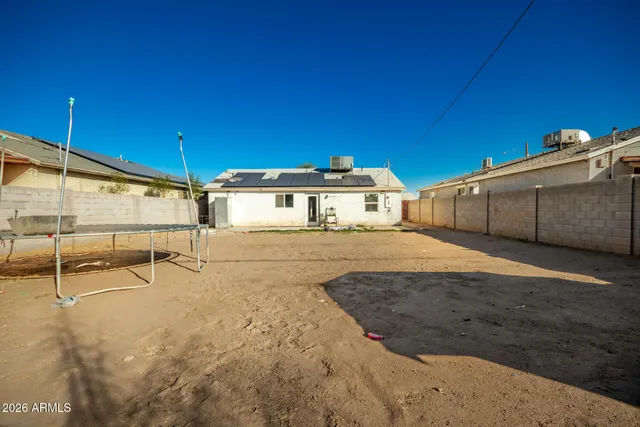 a view of a house with a outdoor space