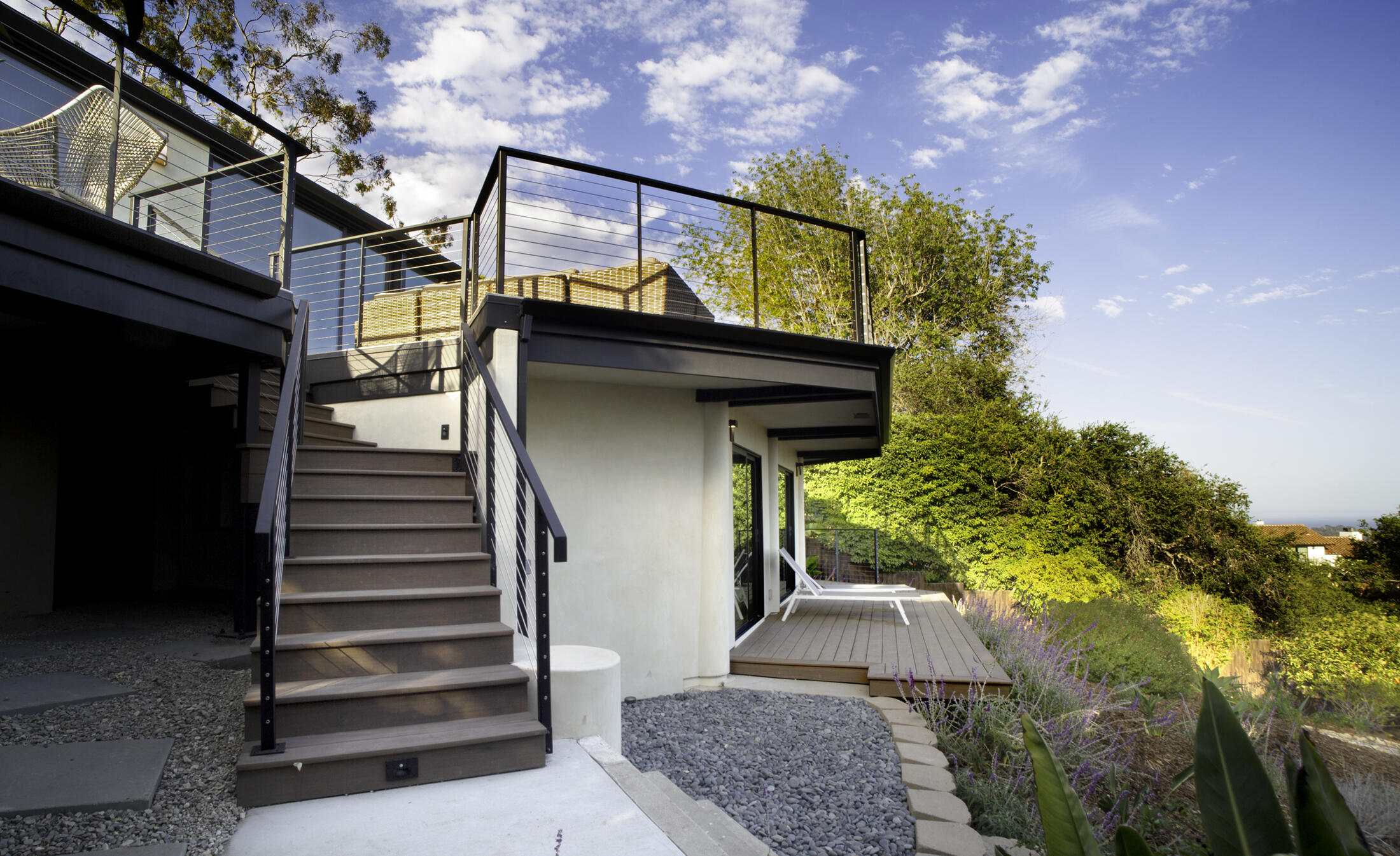 982 Jimeno Road Santa Barbara, CA 93103 - Photo 40 of 59 Backyard Stairs 1