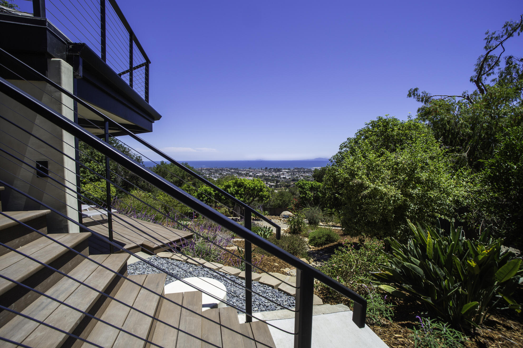 982 Jimeno Road Santa Barbara, CA 93103 - Photo 41 of 59 Backyard Stairs 2