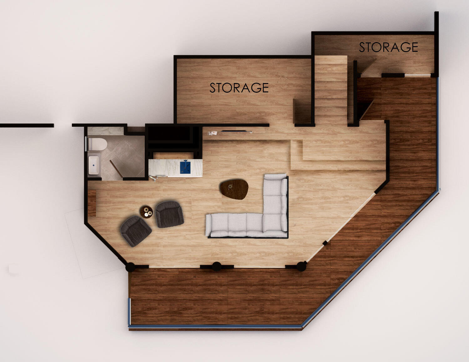 982 Jimeno Road Santa Barbara, CA 93103 - Photo 59 of 59 Lower Level Floor Plan