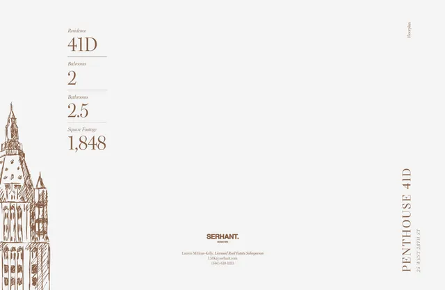 $7,495,000 | 25 West 28th Street, Unit 41D | NoMad