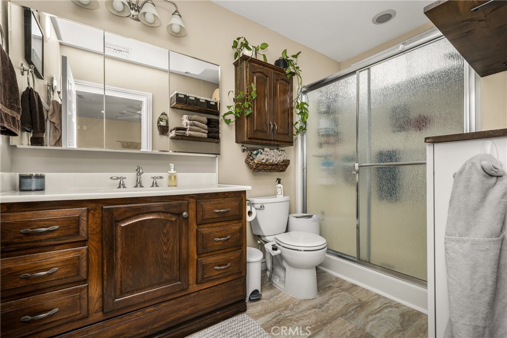 6071 Sun View Road Yorba Linda, CA 92886 - Photo 61 of 65 Bathroom in ADU with step in shower
