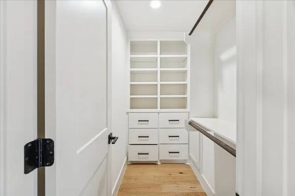 a view of walk in closet