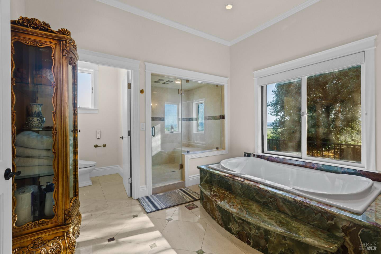 3001 Sears Point Road Sonoma, CA 95476 - Photo 25 of 52 a bathroom with a tub and a sink