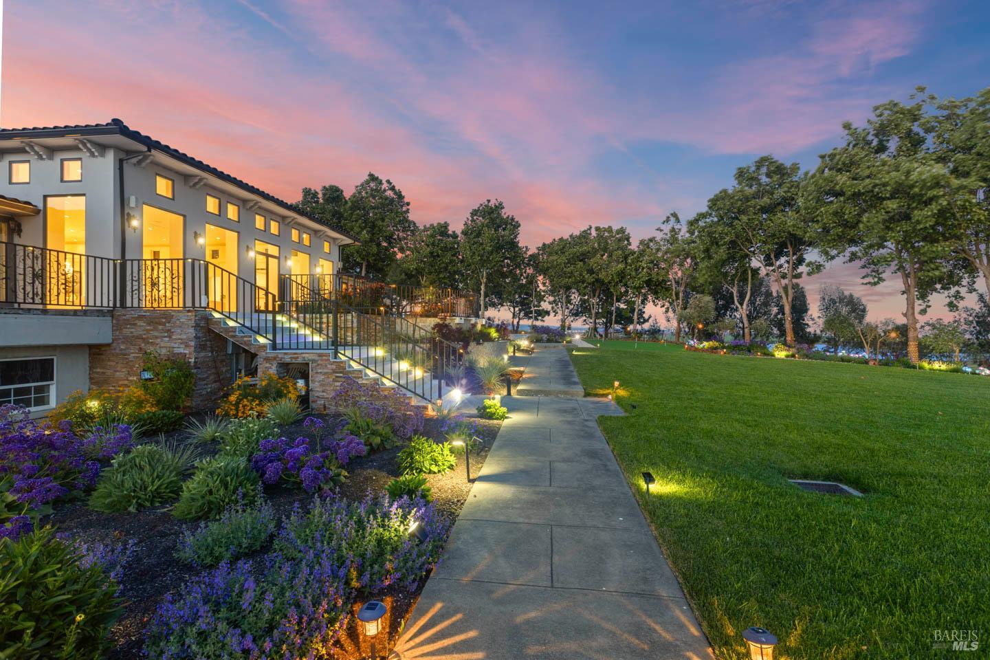 3001 Sears Point Road Sonoma, CA 95476 - Photo 6 of 52 a view of a pathway with a big yard