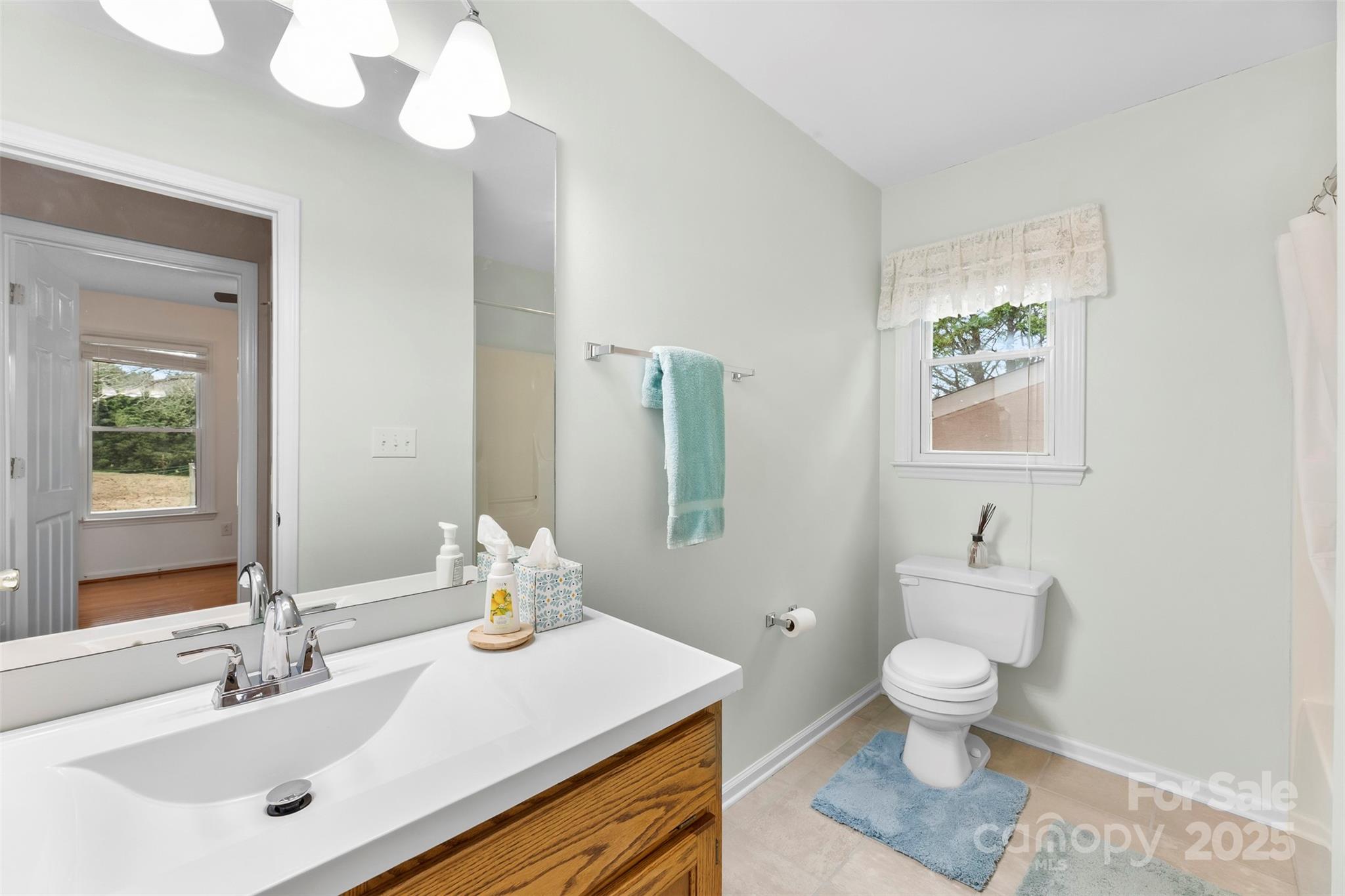 715 Deese Road Monroe, NC 28110 - Photo 22 of 28 a bathroom with a sink a toilet and mirror