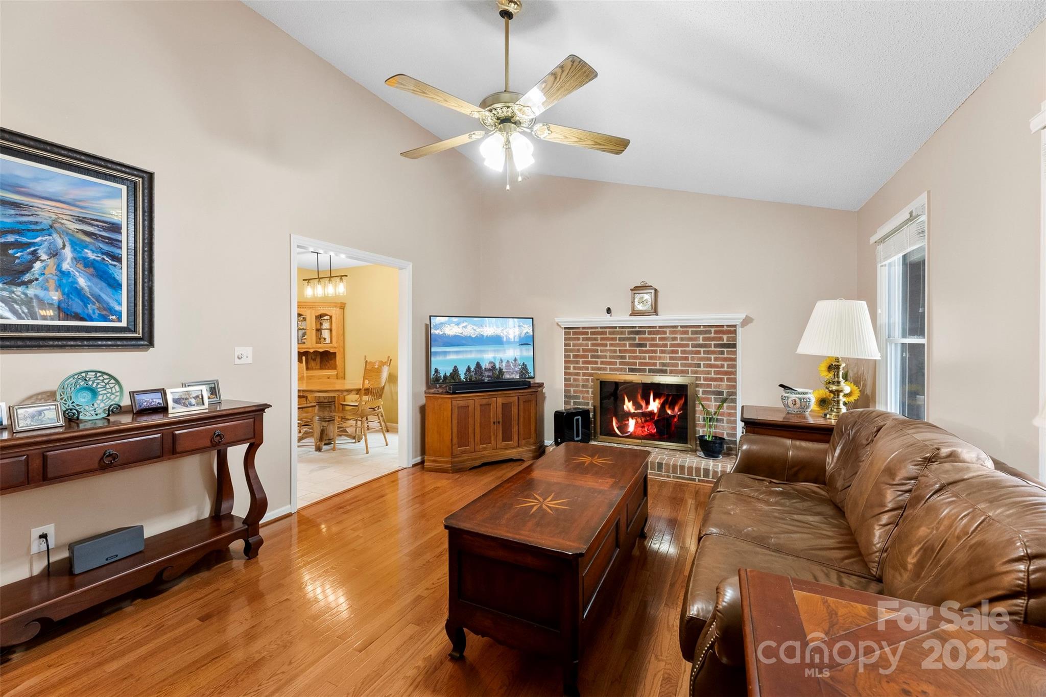 715 Deese Road Monroe, NC 28110 - Photo 7 of 28 a living room with furniture and a fireplace