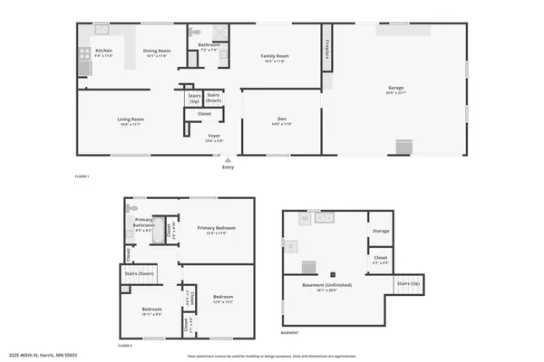 $575,000 | 3225 465th Street, Harris, MN 55032