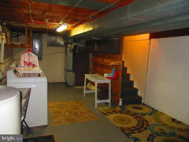 a room with storage and utility