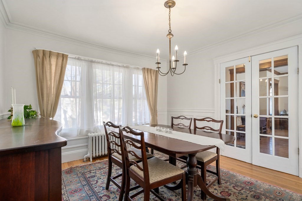 18 Fairfax Road Milton, MA 02186 - Photo 13 of 30 a view of a dining room with furniture window and outside view