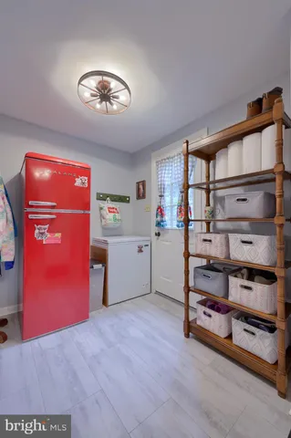 a room with storage and utility