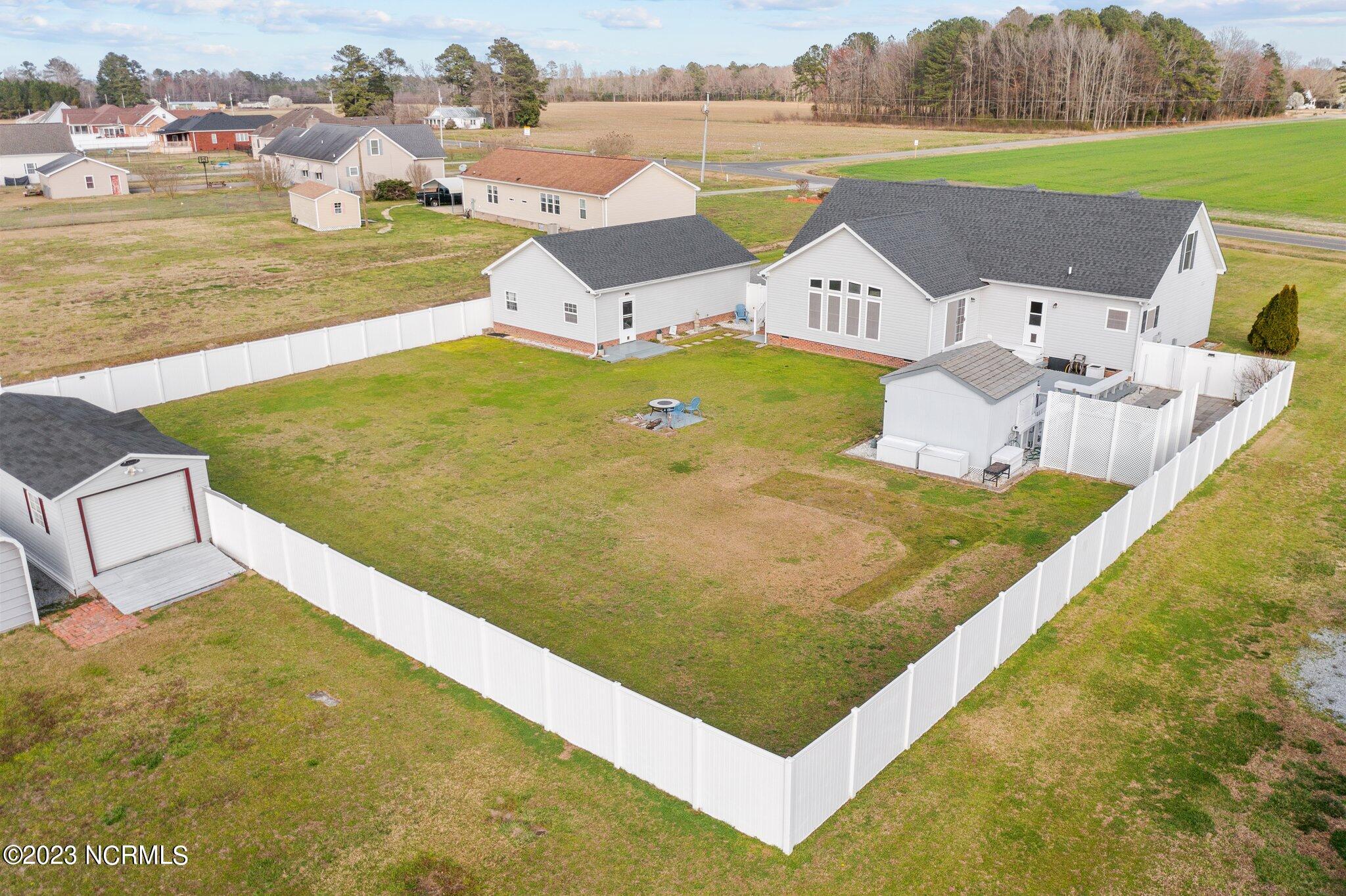182 Lee's Mill Road Gates, NC 27937 - Photo 23 of 66 fenced yard