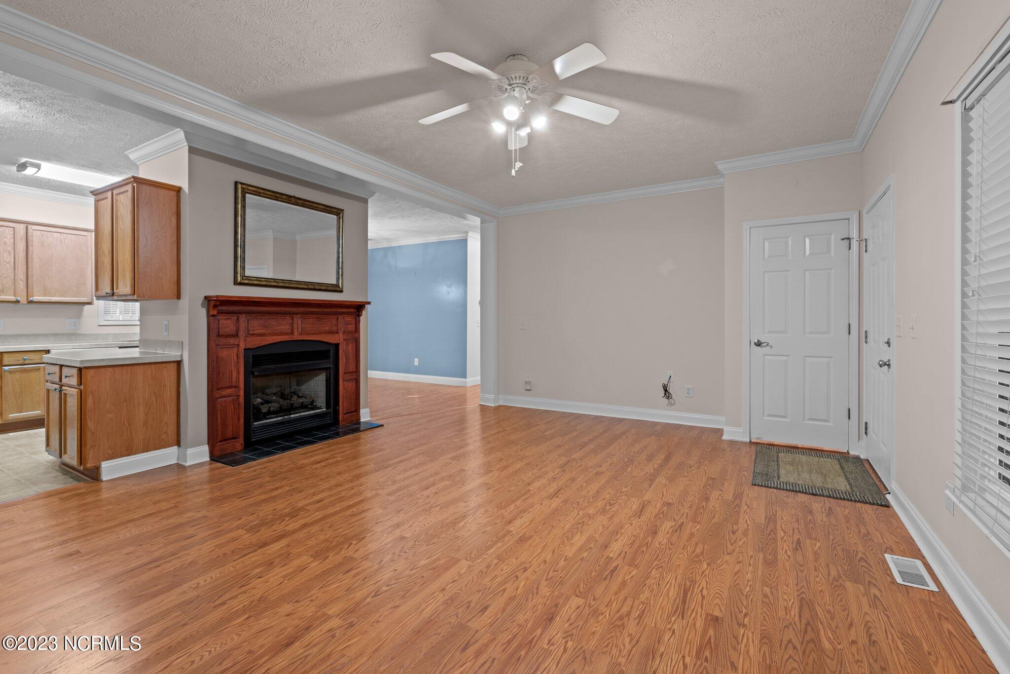 182 Lee's Mill Road Gates, NC 27937 - Photo 46 of 66 living room with fireplace