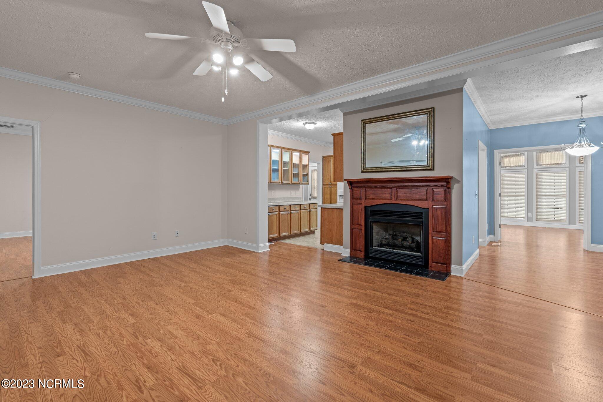 182 Lee's Mill Road Gates, NC 27937 - Photo 51 of 66 living room, kitchen and dining room