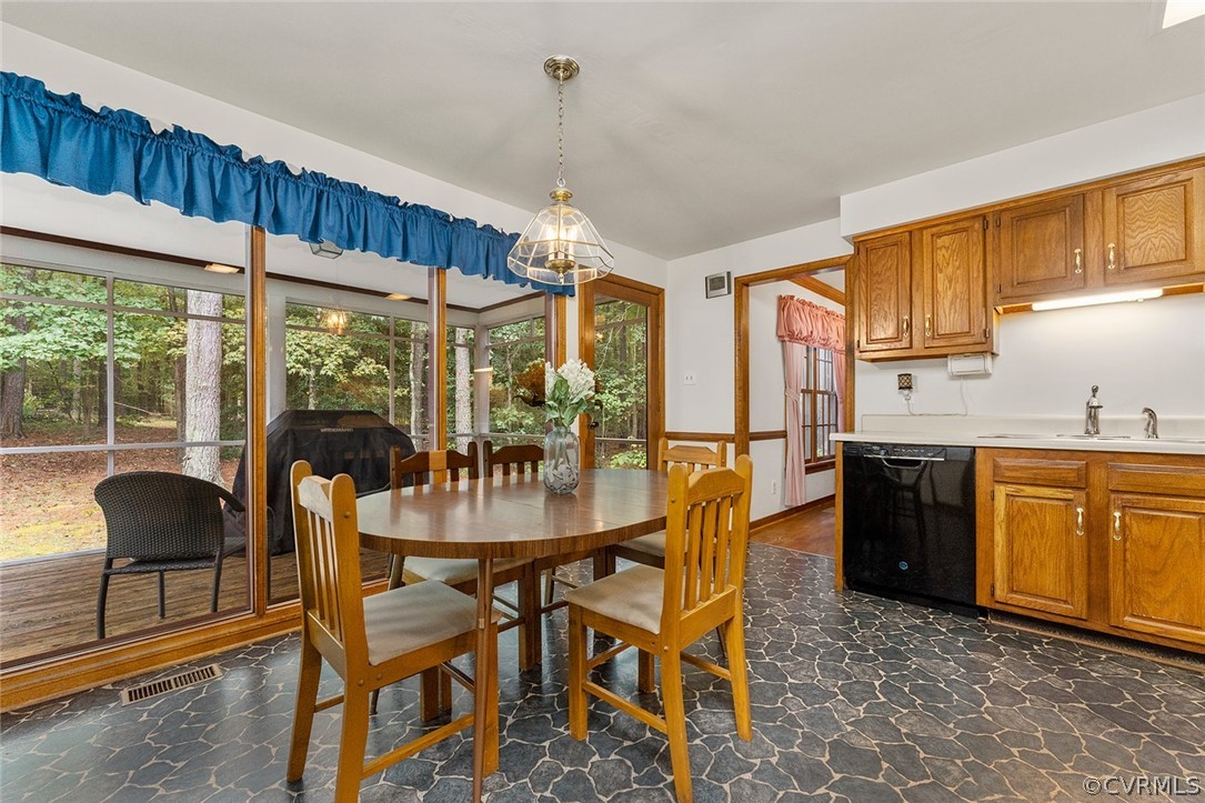 3601 Markey Road Midlothian, VA 23112 - Photo 12 of 33 a view of a dining room with furniture window and outside view