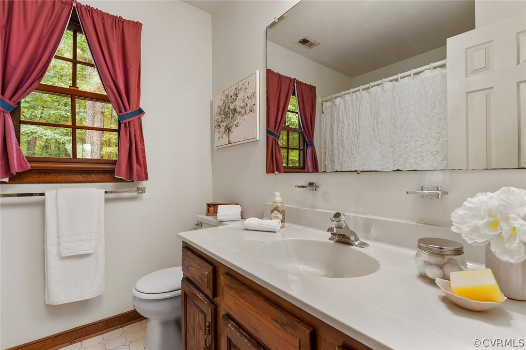 3601 Markey Road Midlothian, VA 23112 - Photo 24 of 33 a bathroom with a sink a toilet and a window