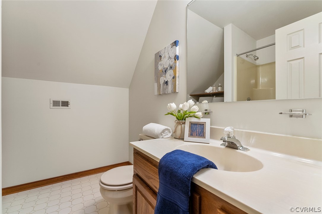 3601 Markey Road Midlothian, VA 23112 - Photo 30 of 33 a bathroom with a sink toilet and a mirror