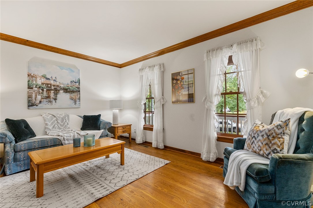 3601 Markey Road Midlothian, VA 23112 - Photo 4 of 33 a living room with furniture rug and wooden floor