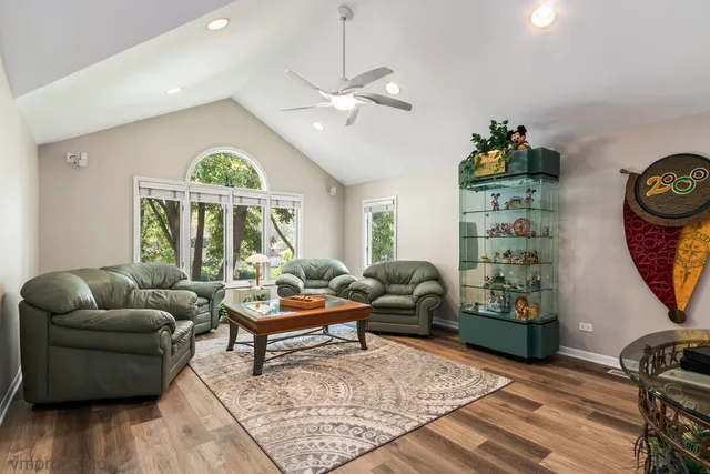 a room with furniture and a window