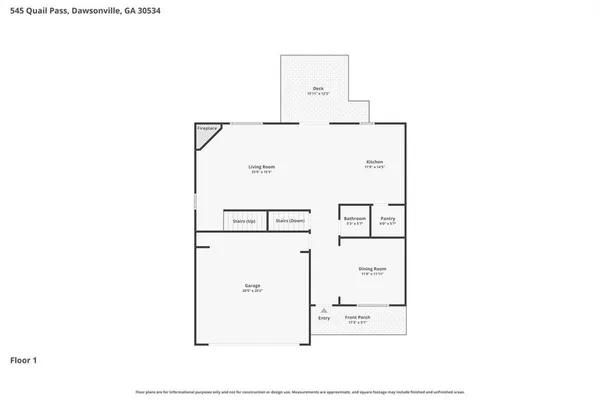 $530,000 | 545 Quail Pass, Dawsonville, GA 30534