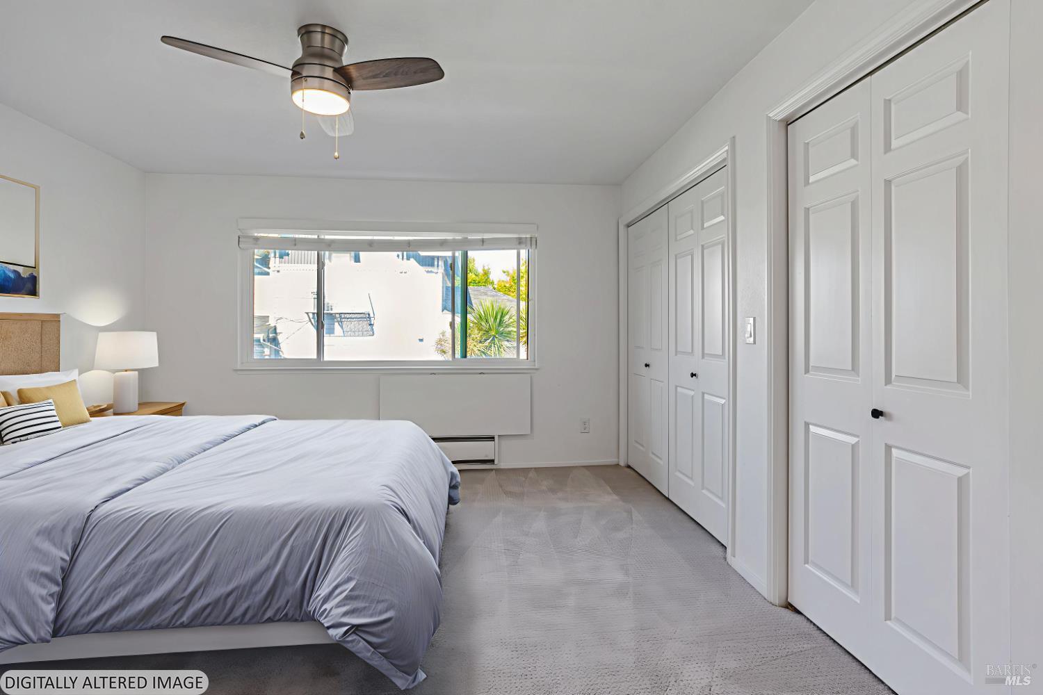 820 Mission Avenue, Unit 7 San Rafael, CA 94901 - Photo 16 of 33 a bedroom with a bed and a window