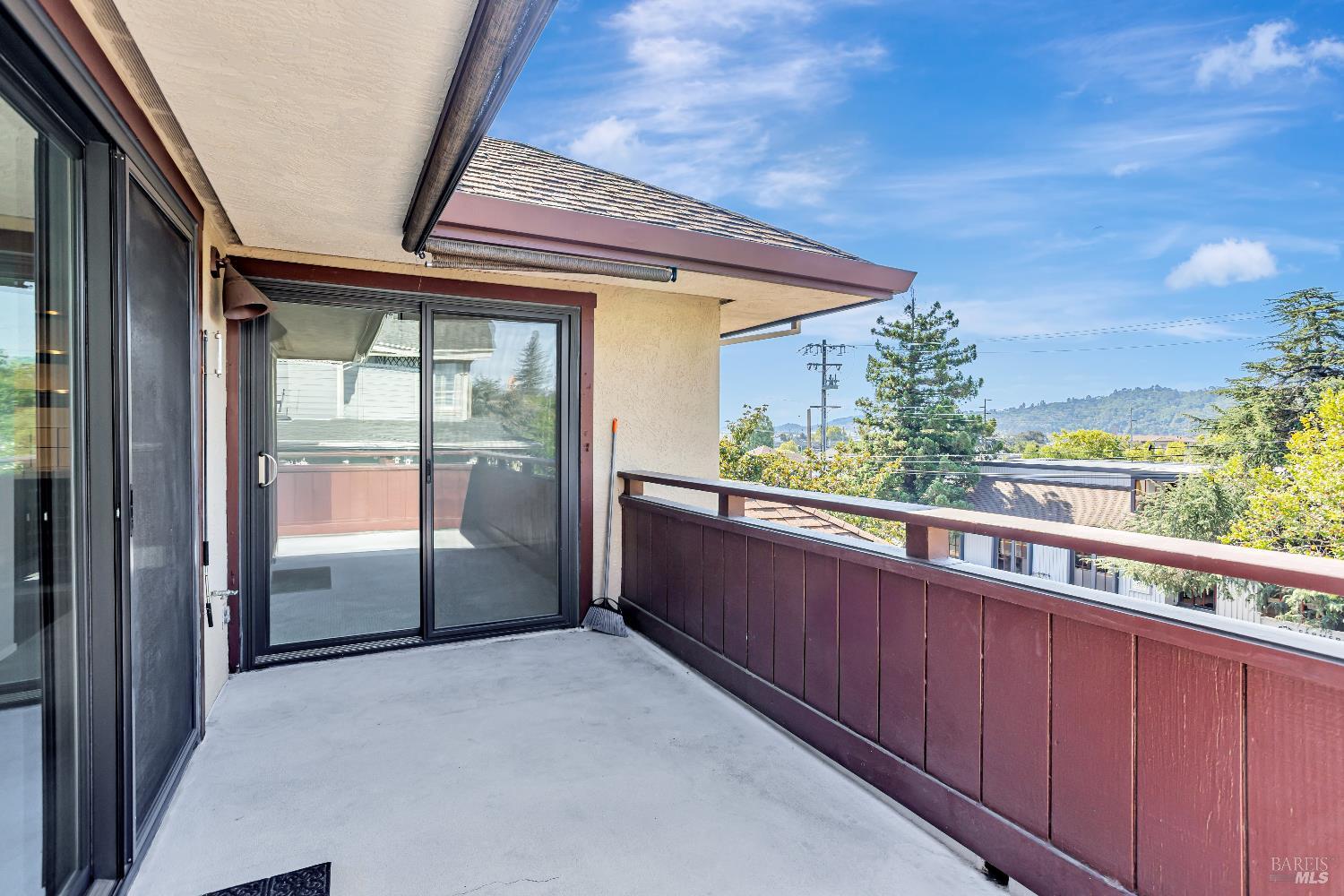 820 Mission Avenue, Unit 7 San Rafael, CA 94901 - Photo 23 of 34 a view of a balcony with furniture