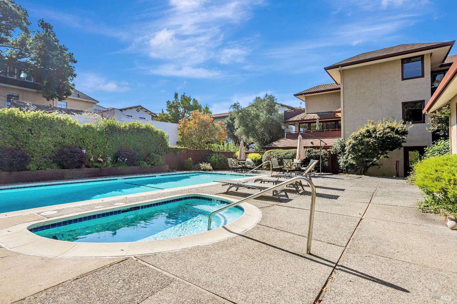 820 Mission Avenue, Unit 7 San Rafael, CA 94901 - Photo 27 of 33 a view of a swimming pool with lounge chair