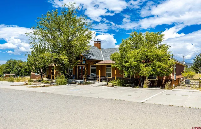 a view of road with card