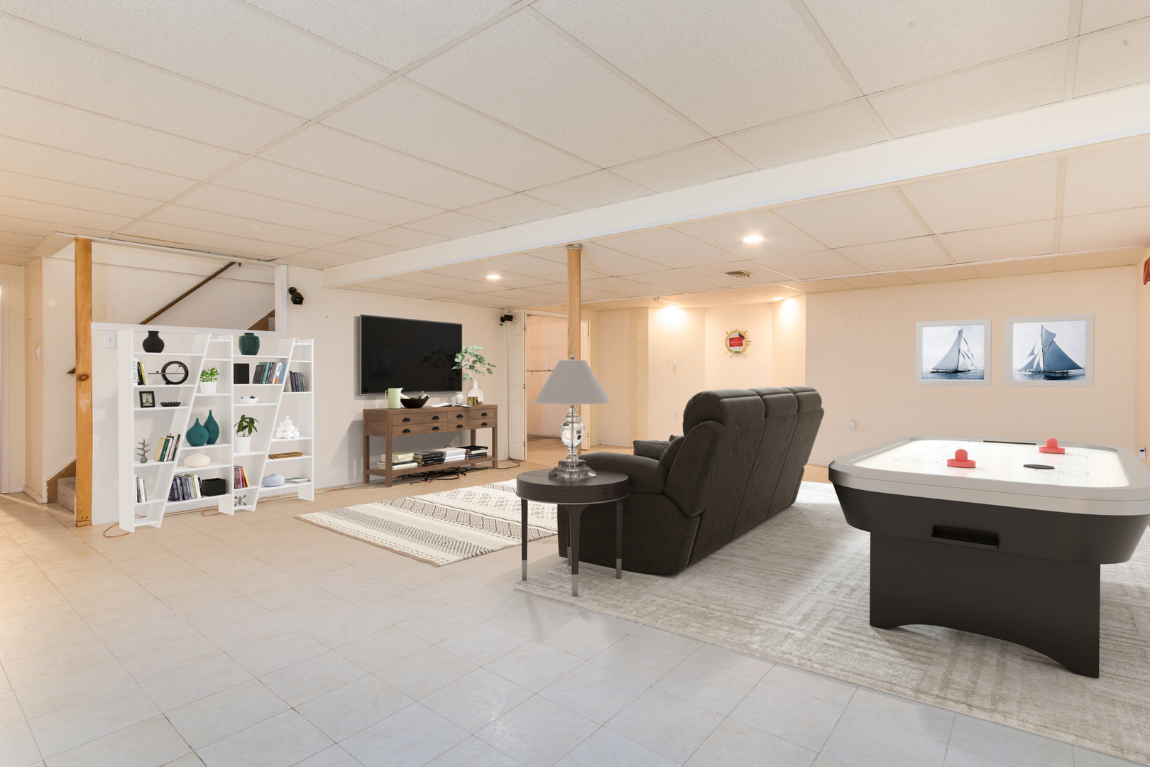 1414 West Talcott Road Park Ridge, IL 60068 - Photo 15 of 41 a living room with furniture and a flat screen tv