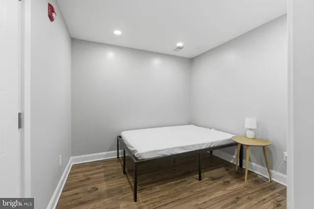 a room with a table and a table