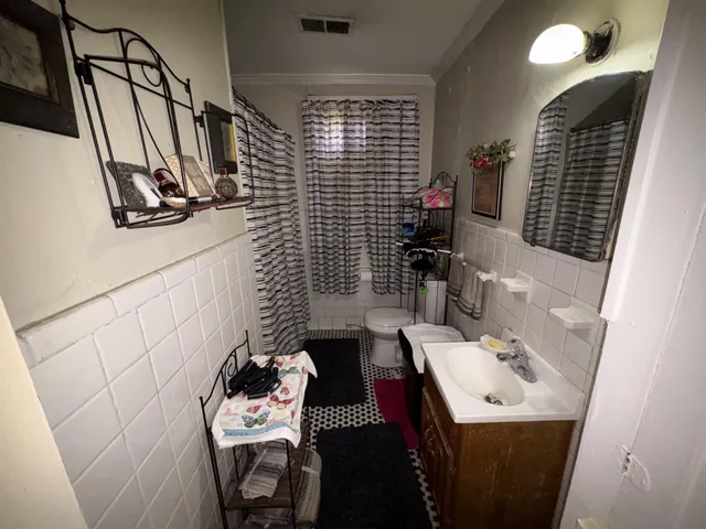 a view of a bathroom