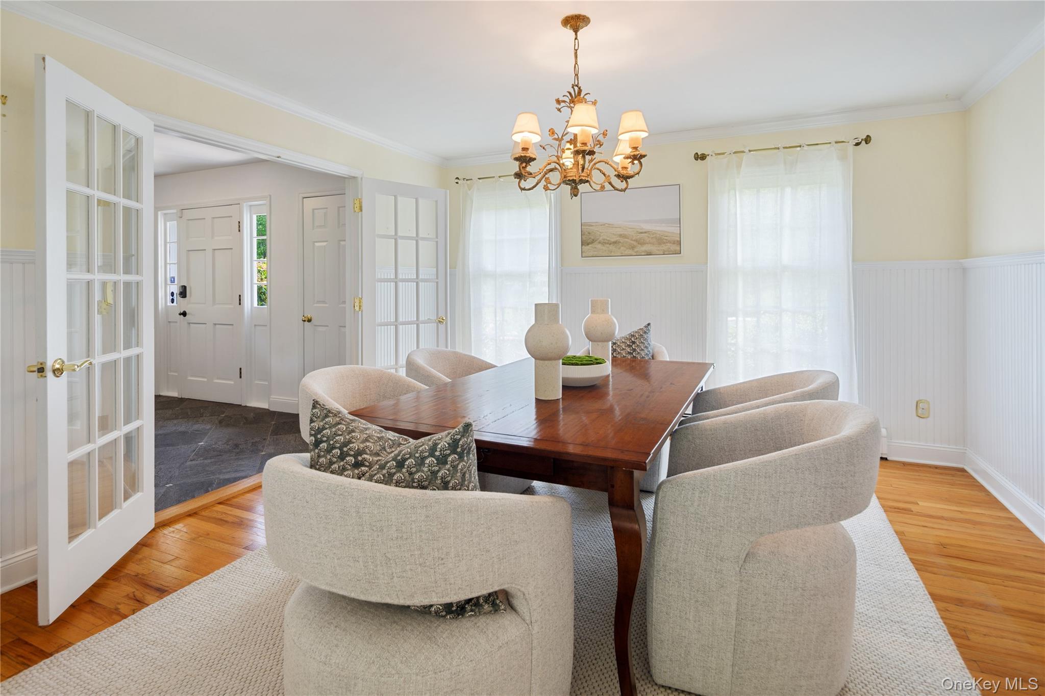 16 Fox Den Road Mount Kisco, NY 10549 - Photo 17 of 44 Formal dining room, French doors to entry hall