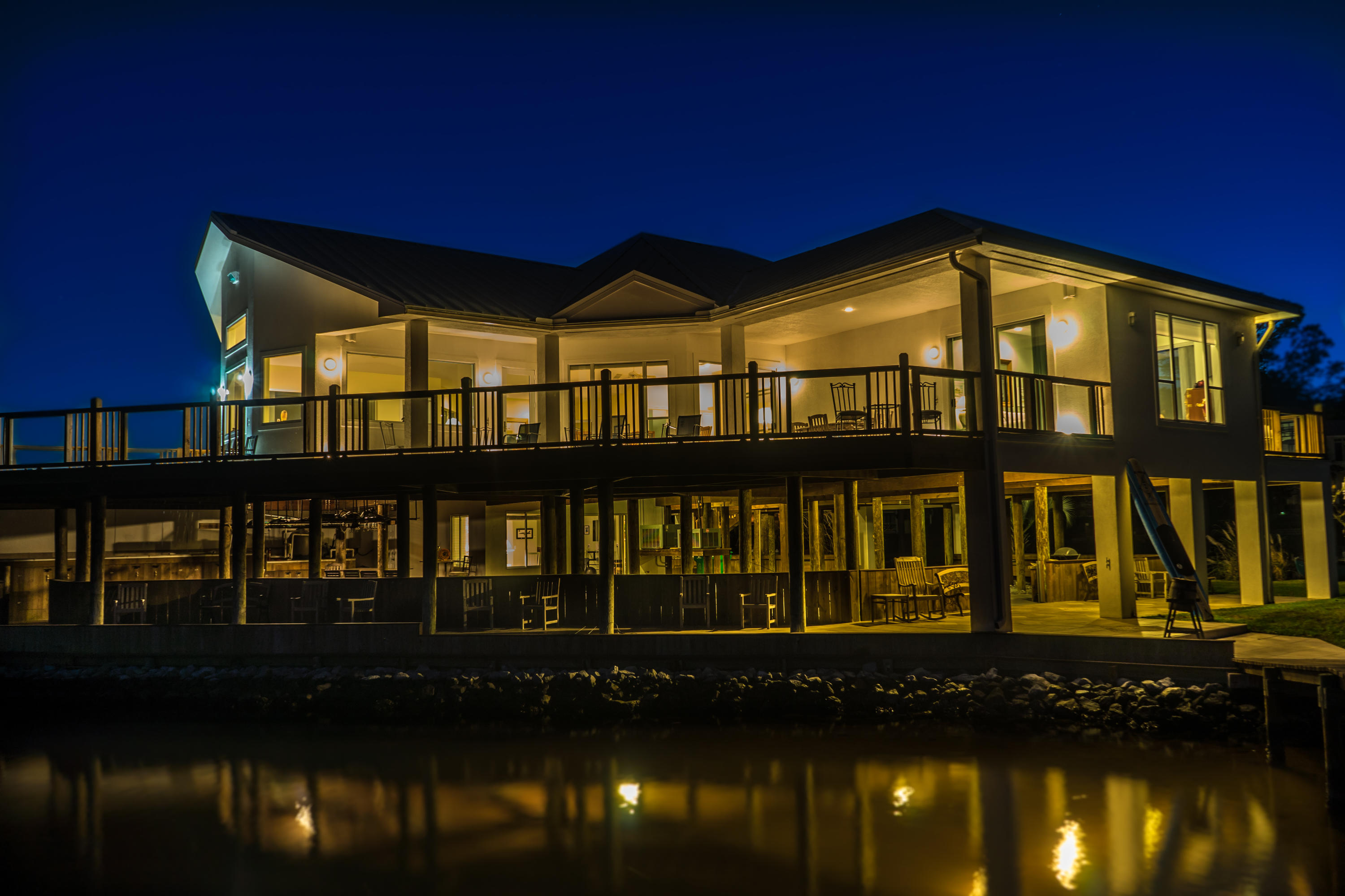 3 Garniers Post Road Fort Walton Beach, FL 32547 - Photo 8 of 40 Copy of twilight deck view (1 of 1)