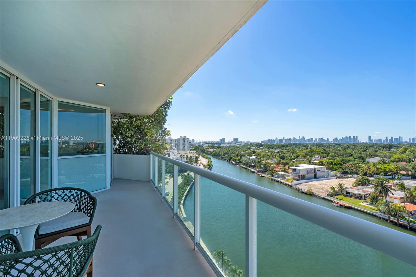 3411 Indian Creek Drive, Unit 1201 Miami Beach, FL 33140 - Photo 9 of 68 a view of a balcony with city view