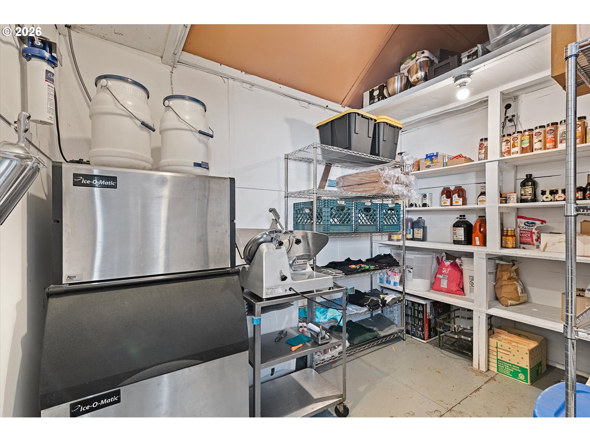 53945 Highway 86 Halfway, OR 97834 - Photo 24 of 48 a kitchen with stainless steel appliances granite countertop a refrigerator and a stove