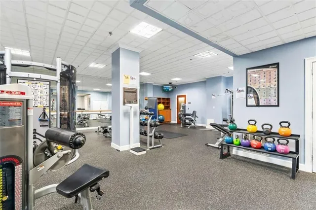 a children room with furniture