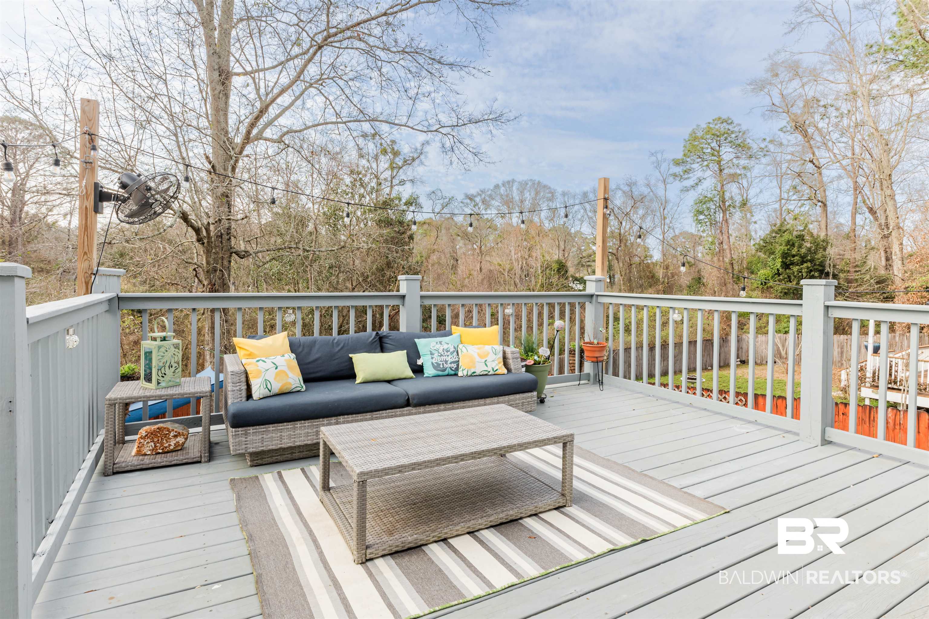 3844 Isabel Way South Mobile, AL 36693 - Photo 42 of 49 Wooden terrace featuring outdoor lounge area