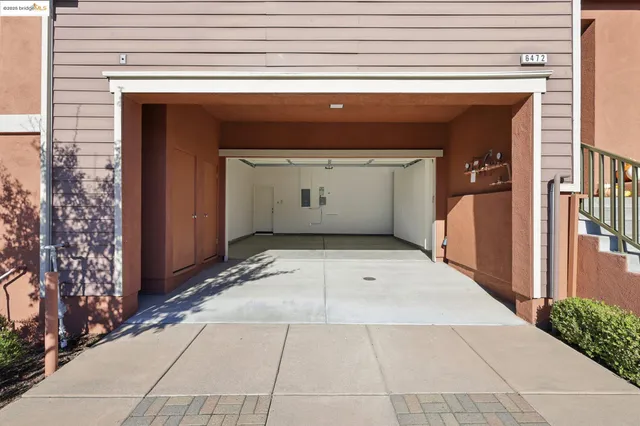 a front view of a house with balcony