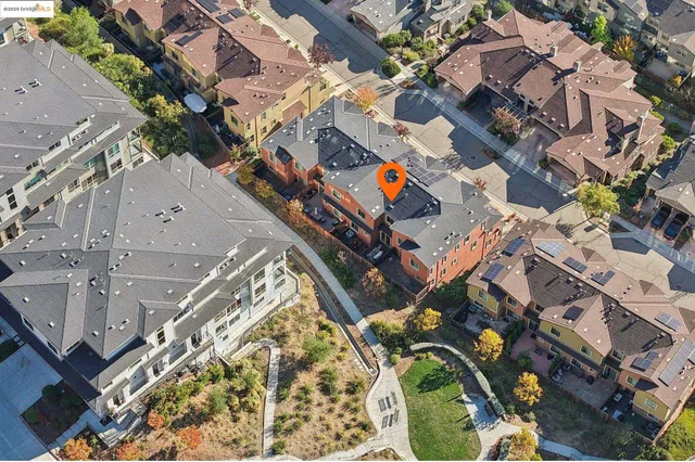 a view of a city that has tall buildings